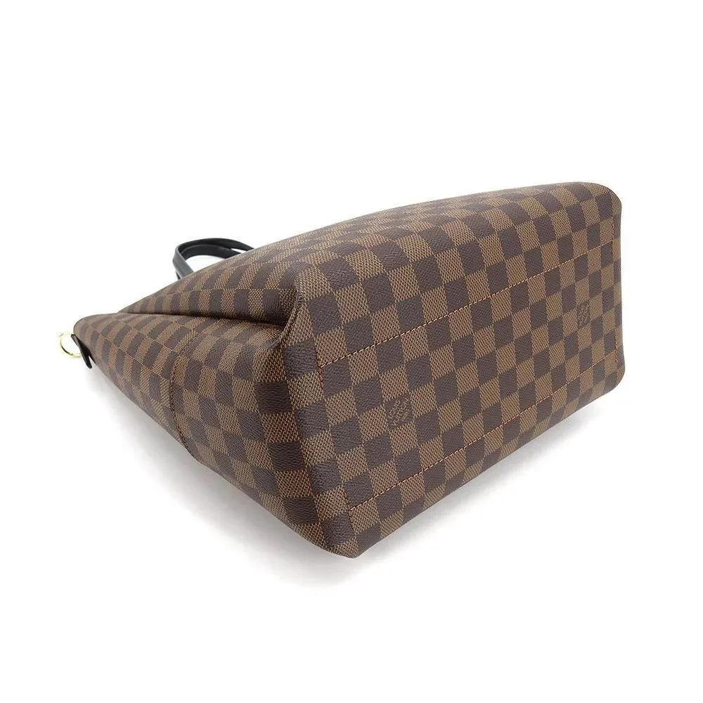 Louis Vuitton Damier Belmont NV MM Shoulder Bag Ebene Noir